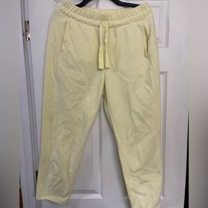 All in Motion Light Yellow Joggers